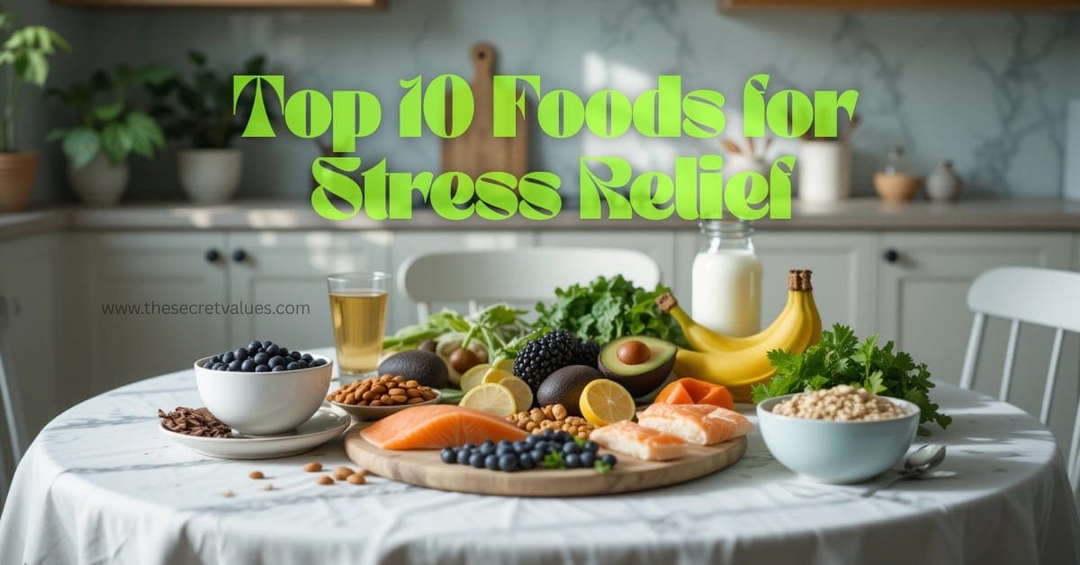 top 10 foods for stress relief