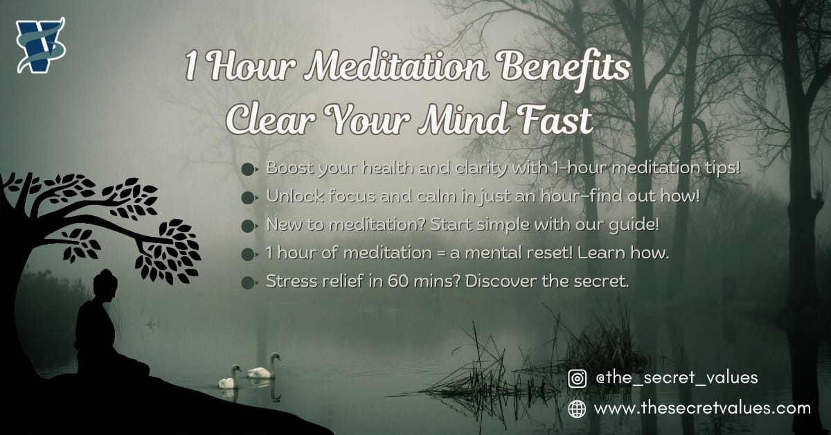 1 Hour Meditation Benefits