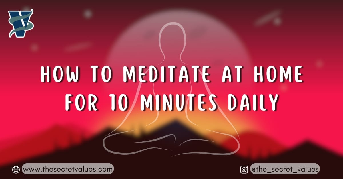 How to Meditate at Home